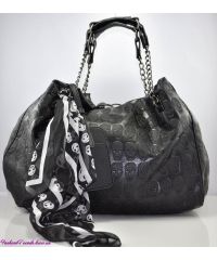 Женская сумка Alexander McQueen Soft Duffle черная