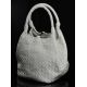 Женская сумка Bottega Veneta Cestino Mini белая