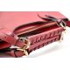 Женская сумка Zara Shopper кожаная бордовая
