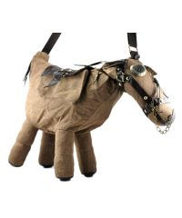 Сумка - лошадка Sad Horse бежевая