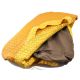Женская сумка Bottega Veneta Cabat желтая двухсторонняя