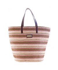 Плетеная пляжная сумка Valex корзинка полосатая