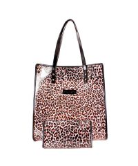 Леопардовая пляжная сумка Valex с косметичкой