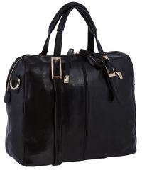 Женская сумка B1 A1252-2 кожаная черная