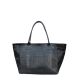 Женская кожаная сумка poolparty-desire-croco-black черная