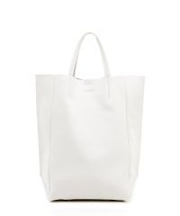 Женская кожаная сумка poolparty-bigsoho-white белая