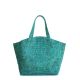 Женская кожаная сумка Poolparty fiore-crocodile-green зеленая