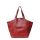 Женская кожаная сумка Poolparty fiore-red-snake красная