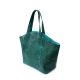 Женская кожаная сумка Poolparty fiore-green-snake зеленая
