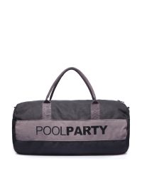 Спортивная сумка Poolparty poolparty-gymbag-black-grey