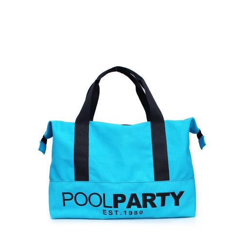 Спортивная сумка Poolparty Original голубая с черным