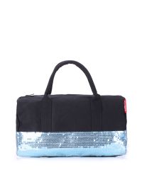 Женская сумка Poolparty rocknroll-black-blue