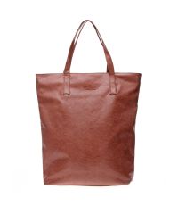 Женская сумка Poolparty Tulip Tote Snake коричневая