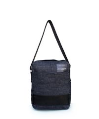 Мужская сумка Poolparty Jeans Messenger Denim Bag синяя