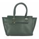 Женская сумка Victoria Beckham Quincy Bag уголки зеленая