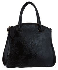 Женская сумка B1 810670 кожаная черная