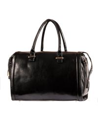 Женская сумка B1 MA011 кожаная черная