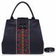 Женская сумка Alba Soboni 141331 черная с вышивкой