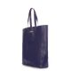 Женская кожаная сумка Poolparty city-safyan-blue синяя