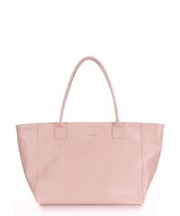 Женская кожаная сумка Poolparty desire-safyan-peach персиковая