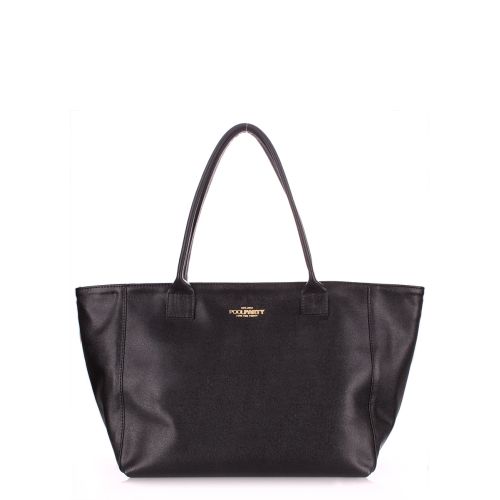 Женская кожаная сумка poolparty-desire-safyan-black черная