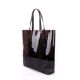 Женская кожаная сумка poolparty-city-carrie-black черная