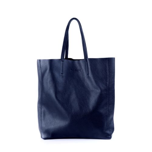 Женская кожаная сумка poolparty-city-darkblue синяя