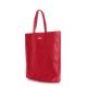 Женская кожаная сумка Poolparty city-safyan-red красная