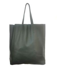 Женская кожаная сумка Poolparty city-green зеленая