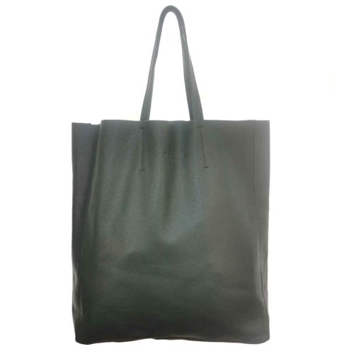 Женская кожаная сумка Poolparty city-green зеленая