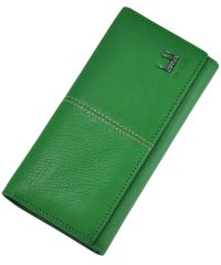 Женский кожаный кошелек A0001-A зеленый