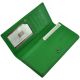 Женский кожаный кошелек A0001-B-1 зеленый