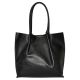 Женская сумка из сафьяновой кожи 828 черная