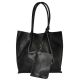 Женская сумка из сафьяновой кожи 828 черная