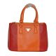 Женская сумка Twocolor красная с оранжевым