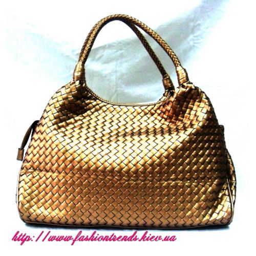 Женская сумка Bottega Veneta Sea бронзовая