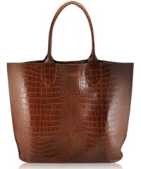 Женская сумка poolparty-amphibia-brown кожаная коричневая