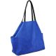Женская замшевая сумка 8 синяя