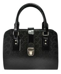 Женская сумка 3014 питон черная