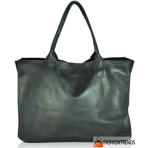 Женская кожаная сумка sf-69 черная