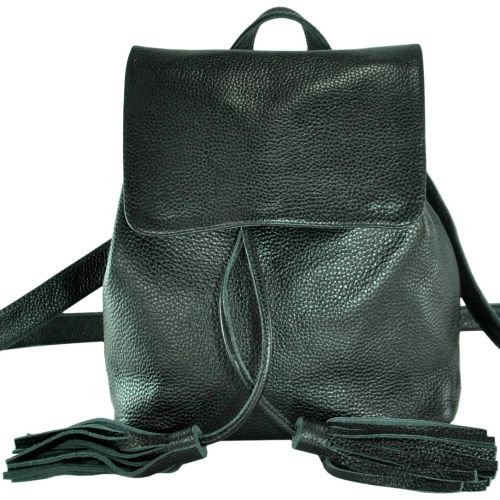 Кожаный рюкзак Biti черный