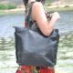 Женская кожаная сумка Perlis черная