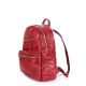 Рюкзак женский кожаный POOLPARTY mini-bckpck-leather-croco-red