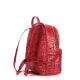 Рюкзак женский кожаный POOLPARTY mini-bckpck-leather-croco-red