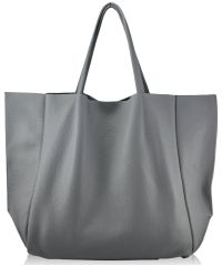 Женская кожаная сумка poolparty-soho-grey серая