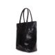 Женская кожаная сумка poolparty-adore-snake-black черная