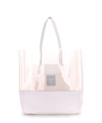 Женская кожаная сумка city-carrie-white белая