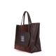 Женская кожаная сумка poolparty-soho-insideout-brown-velour коричневая