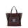 Женская кожаная сумка soho-insideout-brown-velour коричневая