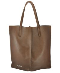 Женская кожаная сумка Poolparty milan-safyan-brown коричневая